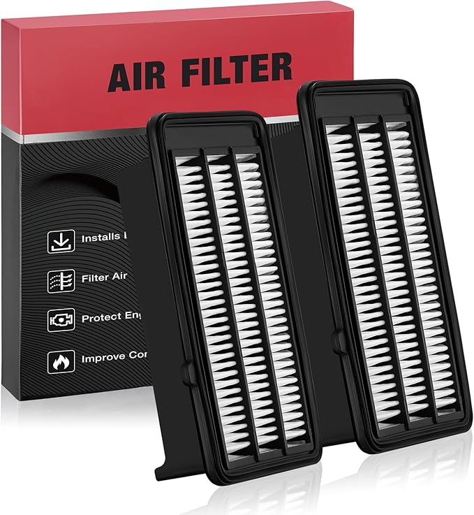 BDFHYK Engine Air Filters CA12050 Compatible with Honda Civic 2016 2017 2018 2019 2020 2021, CR-V 2017 2018 2019 2020 2021 2022, 1.5L L4 Engine, Replace# 172205AAA00, 2 Packs
