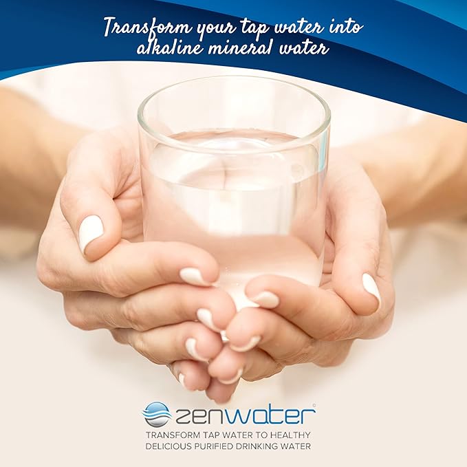 ZENWATER Genuine Micro Ceramic Dome Filter Replacement - Exclusively for Zen Water Countertop Gravity Filtration System - Clean and Mineral-Rich Hydration