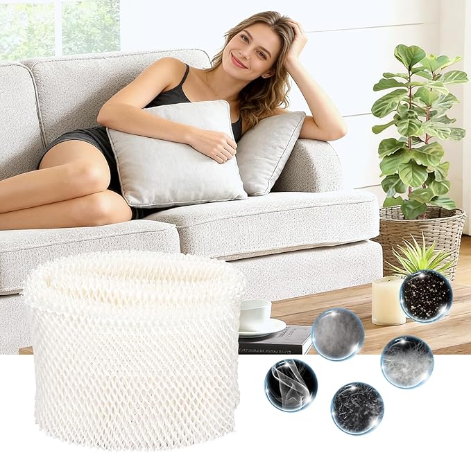 MAF2 Humidifier Wick Replacement Filter : Compatible with Aircare Esscik Air MiostAIR MA0800 MA08000 MA0600 MA0601 and Kenmore 15408,17006,2 Pack