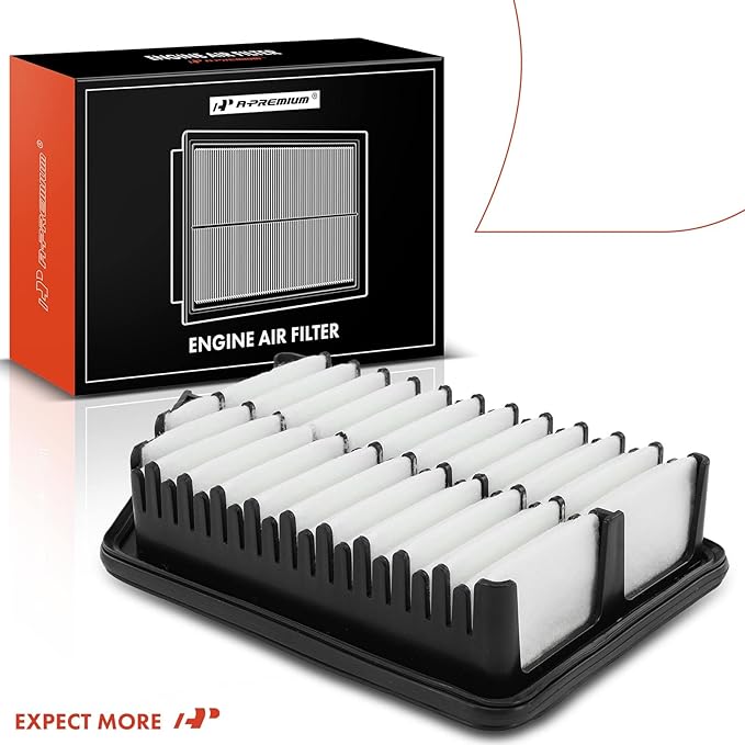 A-Premium Engine Air Filter Compatible with Hyundai & Kia model - Elantra, Elantra Coupe, Elantra GT, Forte, Forte5, Forte Koup, Sportage, Tucson, Rondo, 2010-2018, 1.8L 2.0L 2.4L, Rigid Panel
