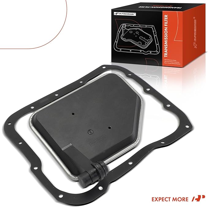 A-Premium Automatic Transmission Fluid Filter with Pan Gasket, Compatible with Hyundai Elantra, Sonata, Accent, Santa Fe, Scoupe, Tiburon, XG300, XG350 & Kia Optima, Sedona, Rondo, Magentis, Sephia