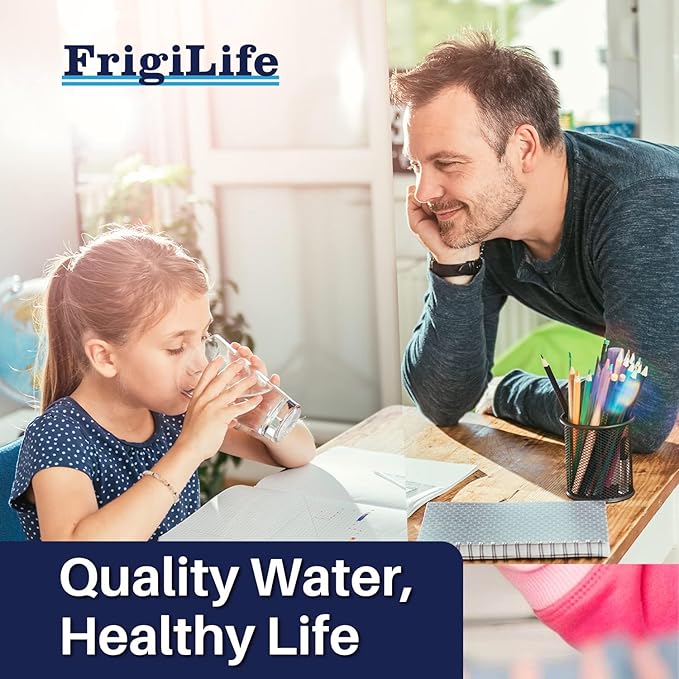 RWF5800A Refrigerator Water Filter Replacement for Frigidaire EPTWFU01 Pure Source Ultra II, Pure Source Ultra 2, EWF02, SCWFTCTO, CLCH128 GP006 DE022 and Pure Air Ultra 2 Air Filter 3 Combo