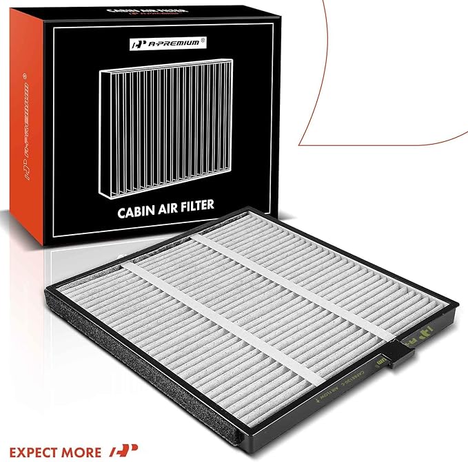 A-Premium Behind Glove Box Cabin Air Filter w/Activated Carbon Compatible with Honda Pilot 2003-2008, Odyssey 1999-2004 & MDX 2001-2006, 3.5L, Replace# WCAF1770, DW45459