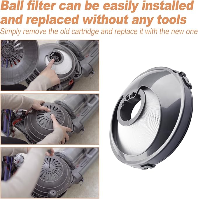966516-01 Vacuum Filter Replacement For Dyson Up14 Upright Vacuum Cleaner,966977-01 Ball Filter For Dyson Dc77 Vacuum Cleanerpost Filter