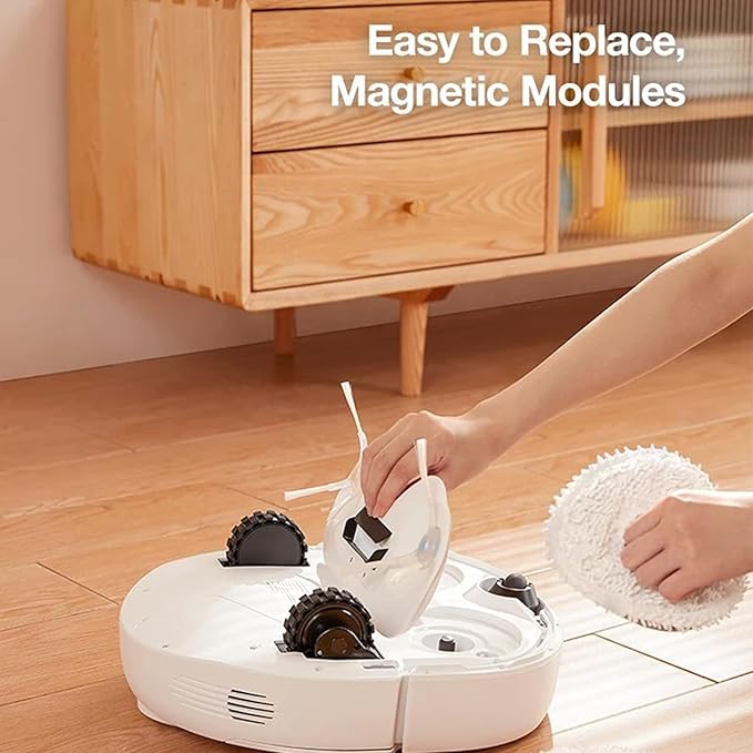 Replacement Parts - Replenishment Kit Compatible with NARWAL T10 J1 J2 Robtic Vacuum Cleaner Robot, 2 Hepa Filters, 4 Side Brushes, 4 Microfiber Mop Pads, 60 Detergent Sheets