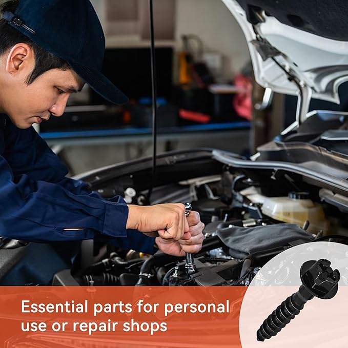 5PCS Car Air Filter Box Screws, Air Filter Housing Retaining Bolts, Automotive Air Filter Cover Retainers Replacement Accessories, Compatible with Pacifica Patriot Journey