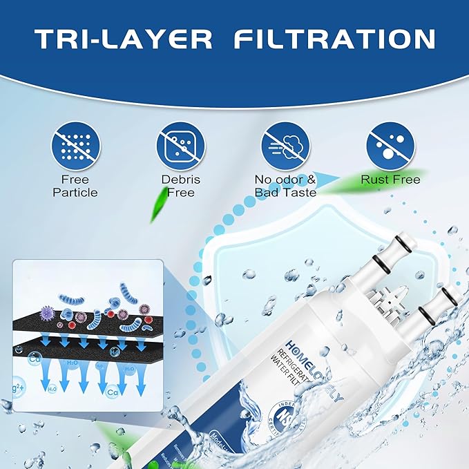 FPPWFU01 Water Filter & PureAir Ultra II PAULTRA2 Air Filter Combo Replacement for Frigidaire FRSS2623ASD, FRSS2623ASJ, FRSS26L3AFC, FRSS2623AW, 3 Combo