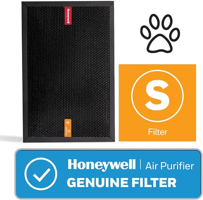 Honeywell Air Purifier Filter for Pet Odor – Filter S for HPA3000 PowerPlus and HPA5000 Insight Series, HRFSP1
