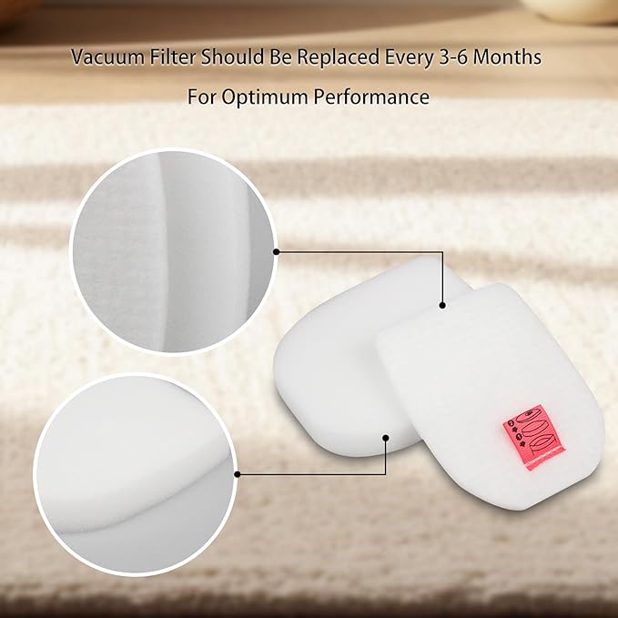 Replacement Filter Compatible with Shark IZ862H IZ562H UZ565H IZ540H IZ840 IZ800 Stratos Cordless Vacuum,Part # XFFKIZ700