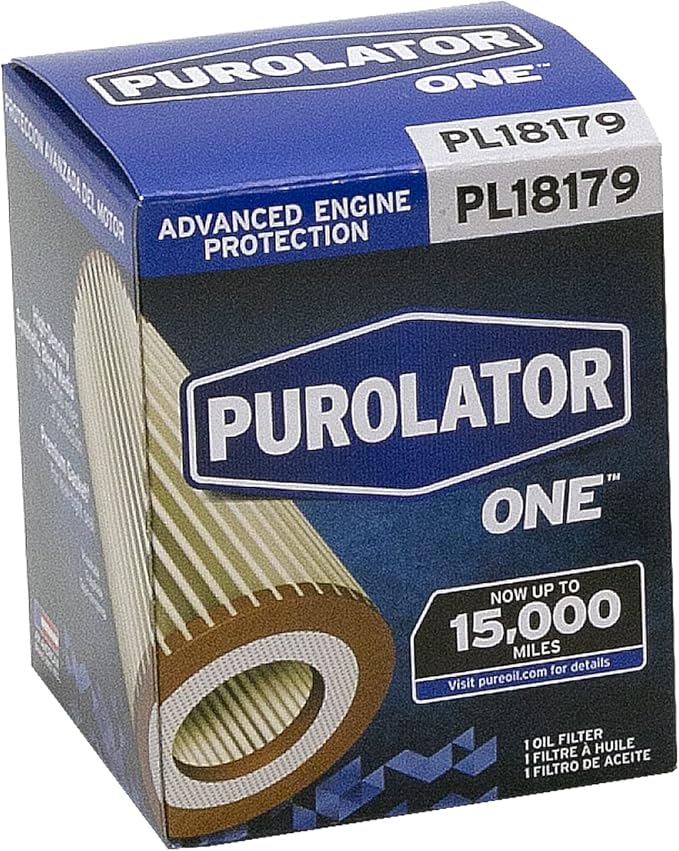 Purolator PL18179 PurolatorONE Advanced Engine Protection Cartridge Oil Filter Compatible With 2020-2024 Kia Telluride, 2019-2020 Kia Sorento 2019-2020 and 2020-2025 Hyundai Palisade