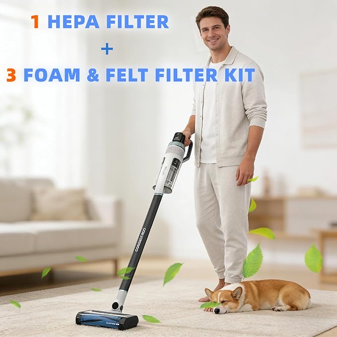Vacuum Filters Replacement for Shark Shark IZ862H UZ865H Stratos IZ562H UZ565H IZ540H IZ840 IZ800 Pro Cordless Vacuum Part XPSMFIZ700 XFFKIZ700. Filters Perfect for Pet Hair, Dirt, Dust