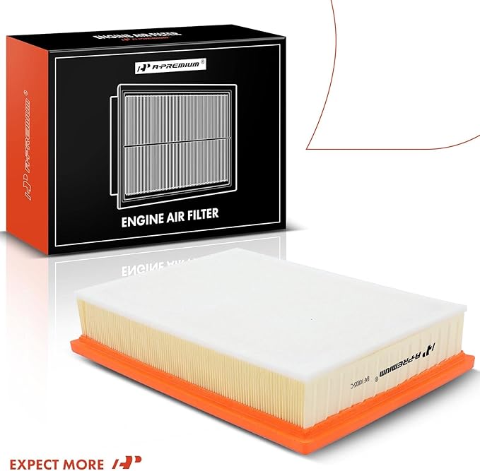 A-Premium Engine Air Filter Compatible with Lexus GX460 & Toyota 4Runner, FJ Cruiser, 2010-2023, 4.0L 4.6L, Flexible Panel, 12,000 Miles Filter Protection, Replace# 1780138051