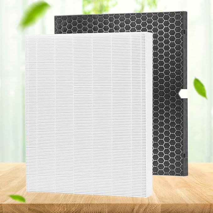 Replacement 116130 Filter H for Winix 5500-2, Filter & Activated Carbon Filter Combo Pack Compare to Part # 116130