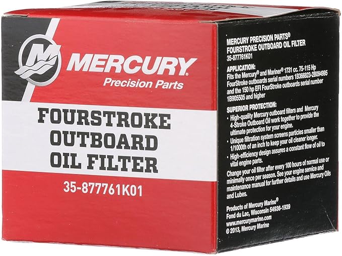 Mercury Outboard 4-Stroke Oil Filter 35-877761K01