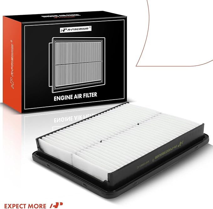 A-Premium Engine Air Filter Compatible with Hyundai & Kia - Santa Fe 2010-2012, Sonata 2011-2014, Optima 2013-2015, Sorento 2011-2013, Azera 2012-2017