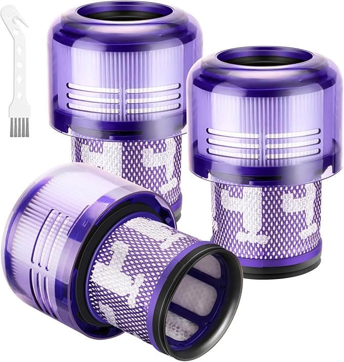 SV18 V9 Filter Replacement Compatible with Dyson Digital Slim Cordless Vacuum and SV18 Digital Slim, Part No. 970612-01 for Dyson Digital Slim Filter, 3 Pack