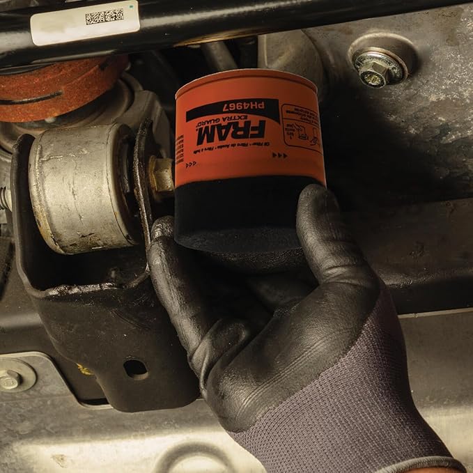 FRAM EG+ PH4967P, 10K Mile Change Automotive Replacement Interval Spin-On Engine Oil Filter for Select Vehicle Models