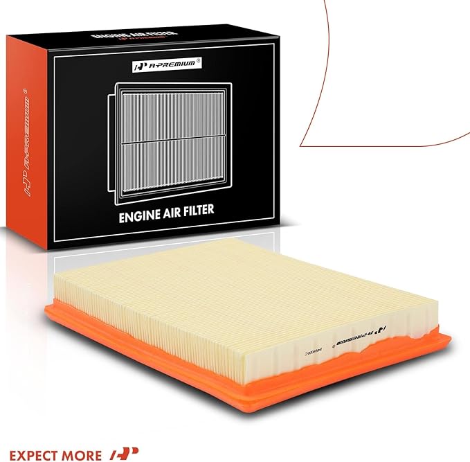A-Premium 2-PC Engine Air Filter Compatible with Nissan & Infinit Models - Rogue, Sentra, 300ZX, Juke, FX35, FX37, FX50, M56, Q50, Q60, Q70, Q70L, QX70