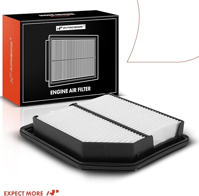 A-Premium Engine Air Filter Compatible with Honda Civic 2006 2007 2008 2009 2010 2011, L4 1.8L, Rigid Panel, Replace# 17220RNAA00
