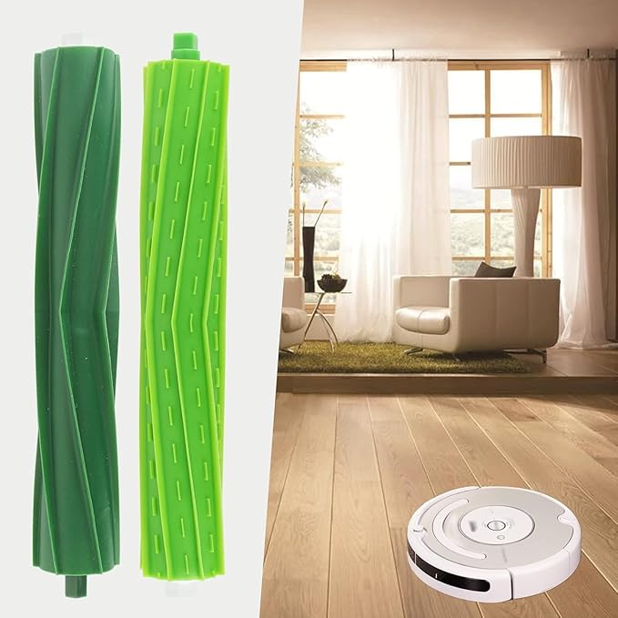 Replacement Roller Brushes Compatible for iRobot Roomba E & I & J Series - Fit e5 e6 e7 i1 i1+ i2 i3 i3+ i4 i4+ i6 i6+i7 i7+ i8 i8+ j6+ j7 j7+,Combo i5 i5+j5 j5+ Vacuum Cleaner Accessories - 2 Set