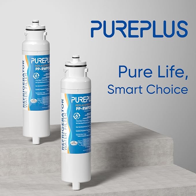 PUREPLUS HX2017FR-A Repleacement for NS-WF26FD9-1, DW2042FR-09, Kenmore 46-9130,Compatible with Hisense HRF266N6CSE1,HRF266N6CSE,Daewoo FRN-Y22D2V,Insignia NS-RFD26SS9 Refrigerator Water Filter, 3PACK