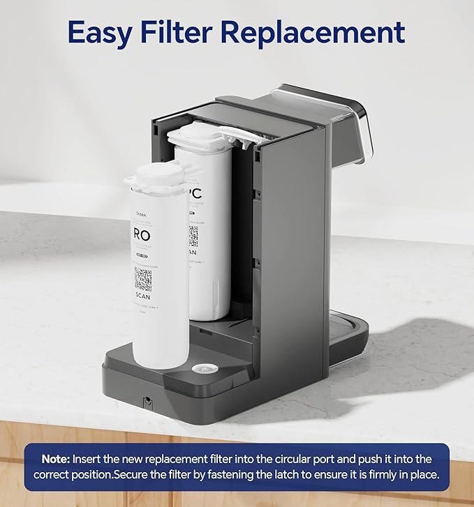Stokk E1 Countertop Reverse Osmosis System RO Replacement Filter(RE1-RO), Compatible with E1 & T1-Lite Series (NOT Compatible with T1), 12–24 Month Lifespan