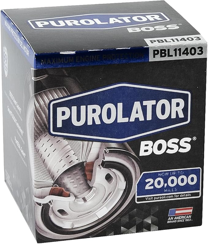 Purolator PBL11403 PurolatorBOSS Maximum Engine Protection Spin On Oil Filter Compatible With Chevrolet Equinox, Malibu, Cruze, Impala, Corvette, Camaro, GMC Terrain, Buick Envision and Cadillac ATS