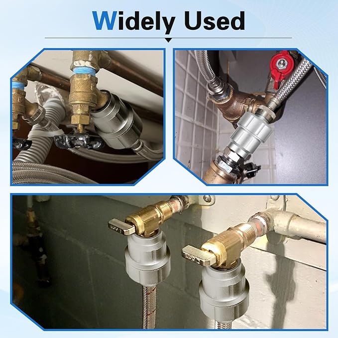 Upgraded 85470 Washing Machine Water Filter(with Replacement Filter),Micron Down Sediment Filter,85470 inline Filter Head Compatible with Most Standard Washers,Made of Aluminum Alloy