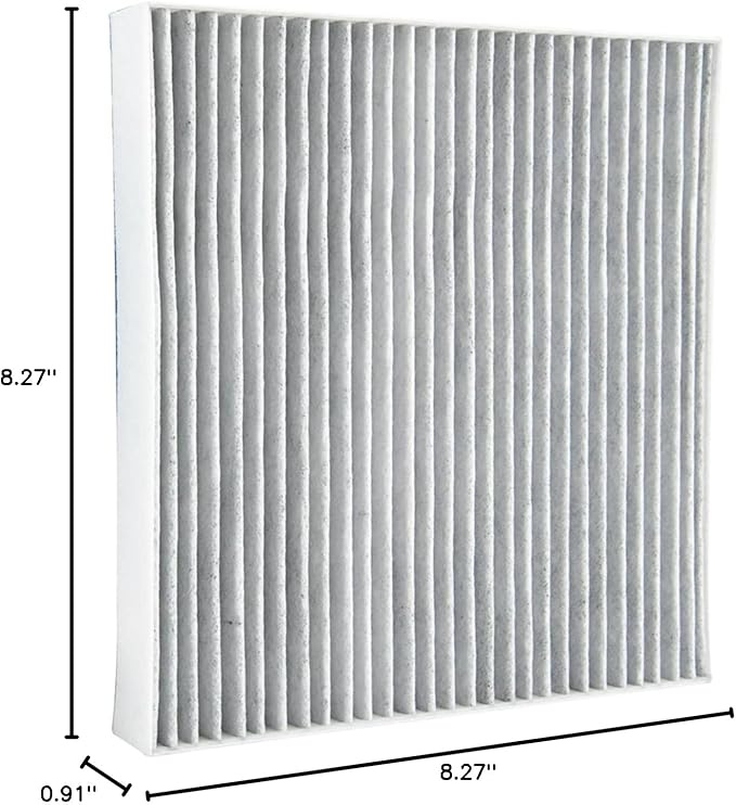 KAX Cabin Air Filter with Activated Carbon, CF10374 Replacement for Toyota Tacoma 2005-2023 for Dodge Dart 2013-2016 for Pontiac Vibe 2003-2008 CP374, BE-374, HEPA Passenger Compartment Air Filter