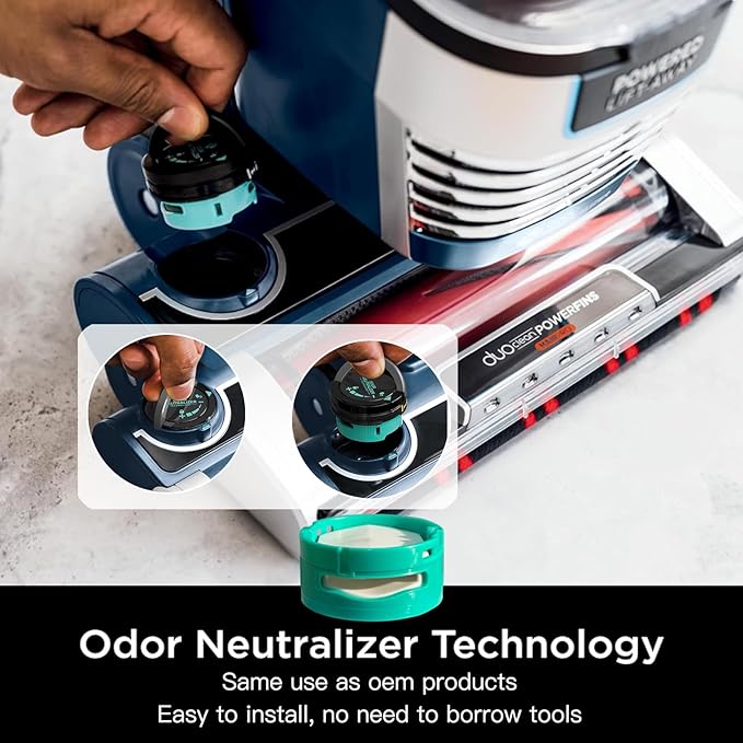 Odor Neutralizer Cartridge Compatible with Shark Vacuums AZ4000 HZ3000 IZ562H & Air Puri-fiers HP132 HP152 HP305, Replacement Shark Scent Cartridge & Vacuum Air Freshener Pods