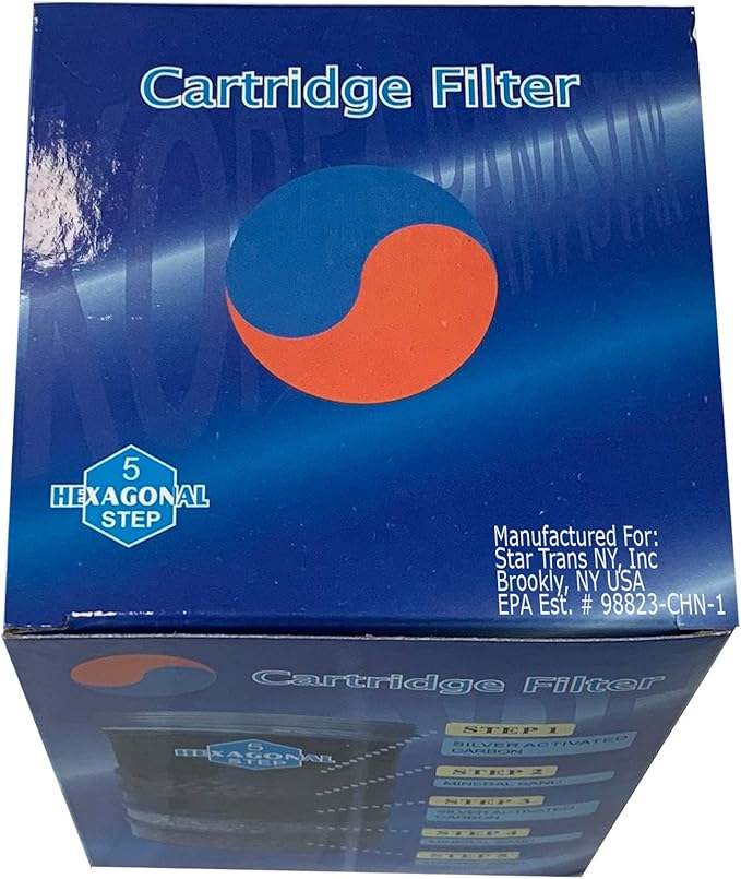 5-Stage Replacement Mineral Filter Cartridge for Countertop & Water Coolers. 5 layers of filtration & mineralization. Removes granular impurities to provide a brilliant sparkle in water