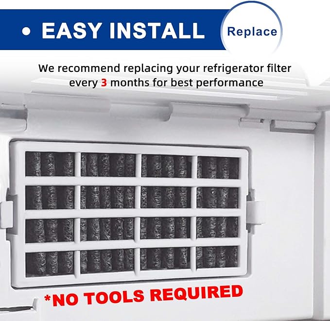 W10311524 Refrigerator Air Filter Replacement Compatible With Whirlpool, AIR1, Maytag, Kitchenaid, and Jenn-Air,Kenmore Fresh Flow Refrigerator Air Filter - 6 Pack