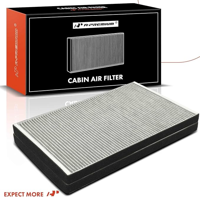 A-Premium 2-PC Cabin Air Filter w/Activated Carbon Compatible with Tesla X 2016-2023, Replace# 1045566