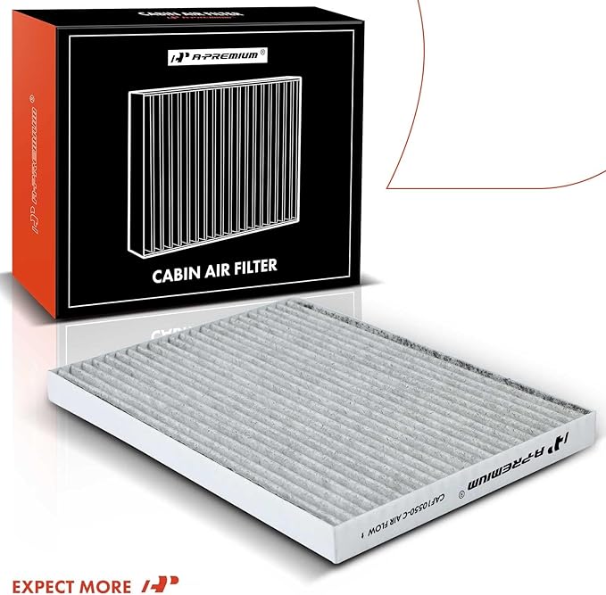 A-Premium Cabin Air Filter with Activated Carbon Compatible with Nissan Sentra 2007-2012, Rogue 2008-2013, Rogue Select 2014-2015, Replace# 999M1VS007