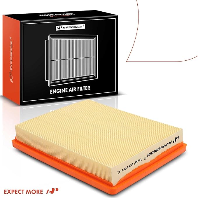 A-Premium Front Engine Air Filter Compatible with Kia Optima 2007-2010, Rondo 2007-2012, 2.4L 2.7L, Replace# XA11089