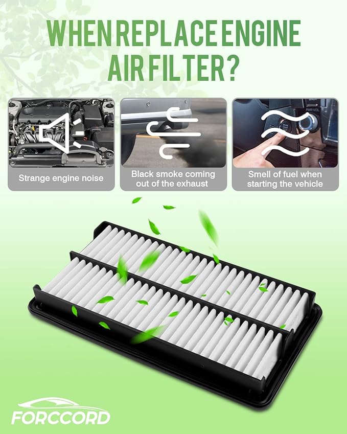 2-Pack Engine Air Filter Fits for Kia Seltos 1.6L 2021-2025 2026, Seltos 2.0L 2021-2025 2026 Air Filter Replacement 28113-Q5000 Car Accessories