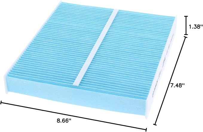 BOSCH 6087C HEPA Cabin Air Filter - Compatible with Select Lexus ES250, ES300h, ES350, NX250, NX350, NX350h, NX450h+, RX350, RX350h, RX350L, RX450h, RX450hL; Toyota Avalon, Camry