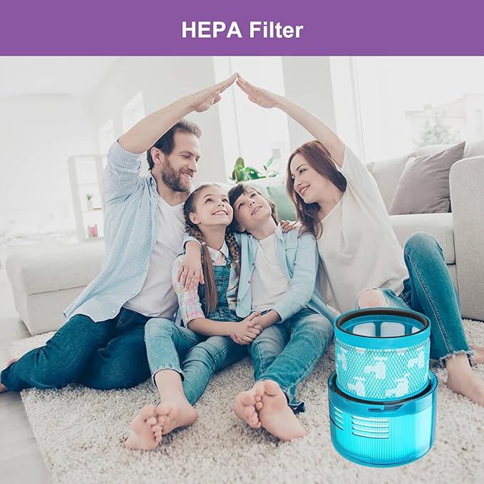 Vacuum Filter Replacement Kit for Dyson Gen5detect, Gen5outsize Cordless Vacuum Cleaner. Replacement Filter Compatible with Dyson Gen 5 Cordless Stick Vacuums, 3 Pack