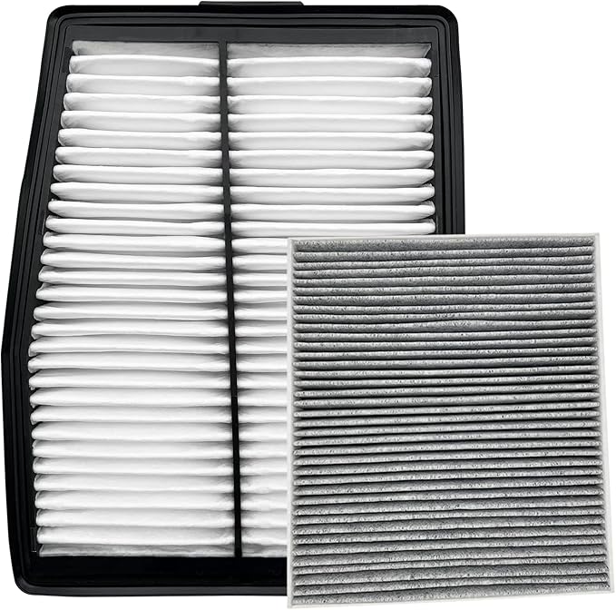 JOJOMARK Cabin and Engine Air Filter Set Fits for Sportage Hybrid 2023-2025, Sorento Hybrid 2021-2025, Tucson Hybrid 2022-2025, Sonata Hybrid 2020-25 Santa Fe Hybrid 2021-25, 97133L1000, 28113-L5100
