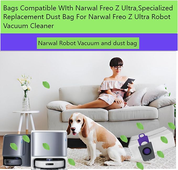Dust Bags Replacement for Narwal Freo Z Ultra: Specialized Replacement Dust Bag For Narwal Freo Z10 Robot Vacuum Cleaner Accessories Spare Parts