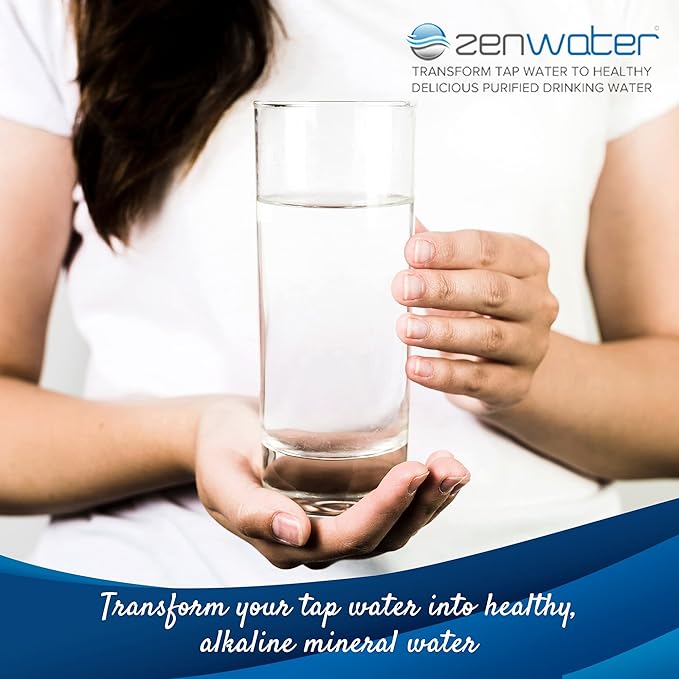 ZENWATER Genuine Maifan Mineral Stones Filter Case Replacement - Exclusively for Zen Water Countertop Gravity Filtration System - Clean and Mineral-Rich Hydration