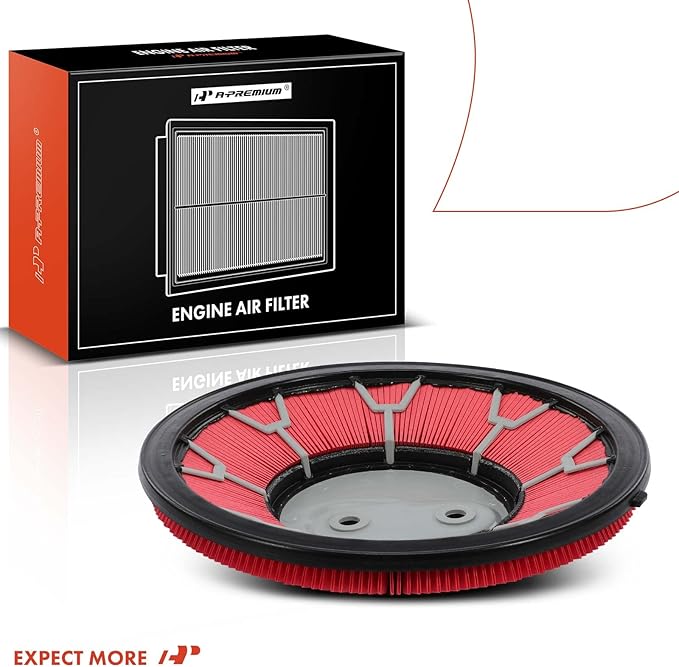 A-Premium Engine Air Filter Compatible with Nissan D21 Pickup, Frontier, Pickup, Xterra 1990-2004, L4 2.4L, Replace# 16546-86G00