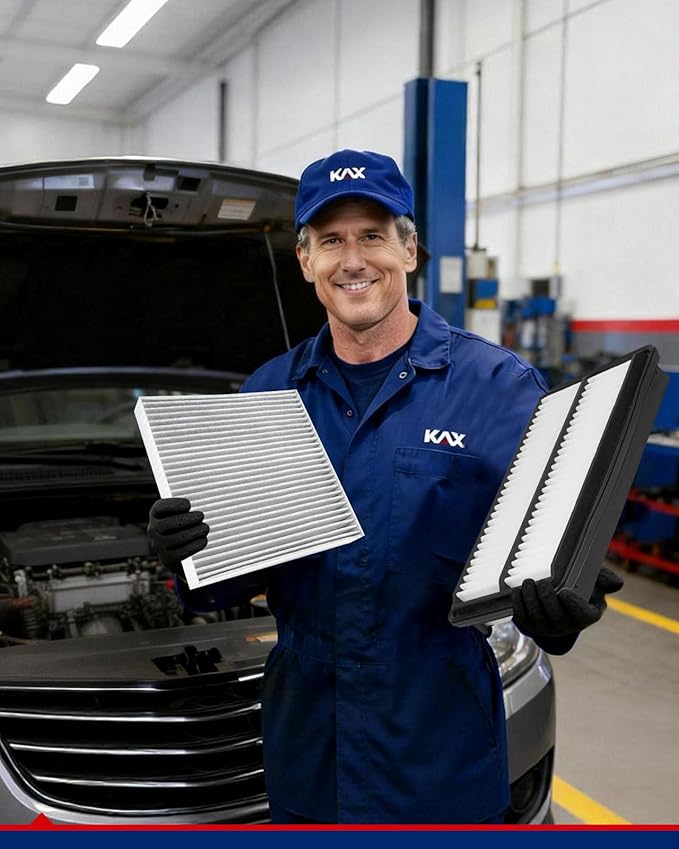 KAX Engine & Cabin Air Filter Kit, Replacement for Honda Pilot 2016-2022, Ridgeline 2017-2025, Passport 2019-2025, Acura MDX 2016-2020 3.5L/3.0L, Replace# CF10134 CA12061