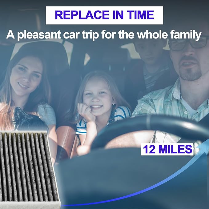 Cabin & Engine Air Filter for VELOSTER (2019-2021) SOUL (2020-2024) KONA (2018-2023)