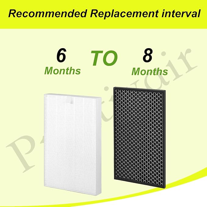 2 Set XQ True HEPA Replacement Filter Compatible with Winix XQ and XQ Pro Tower Air Purifier, Item#1712-0089-01-0101-02, Air Clean Dust Filter