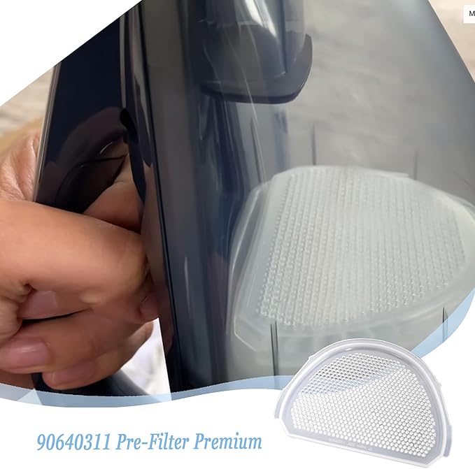 90640311 Vacuum Pre-filter Replacement For Black & Decker Hand Vacuum Filters HLVA315J HLVA320J (90640311-4Pcs)
