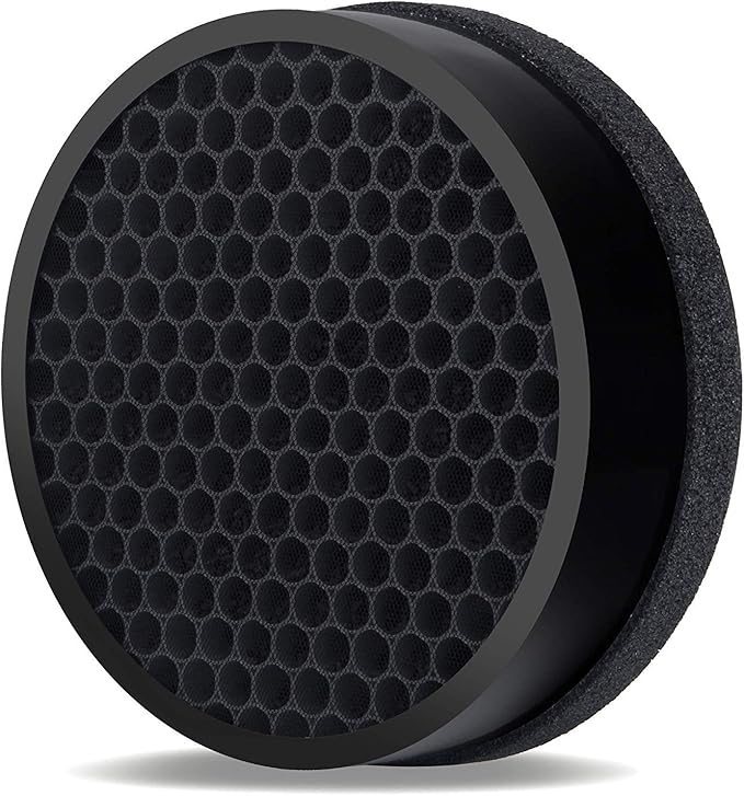 Hongfa LV-H132 Replacement Filters for Levoit Air Purifier, 3-in-1 Nylon Pre True HEPA Filter, True HEPA and Activated Carbon Filters Set LV-H132-RF