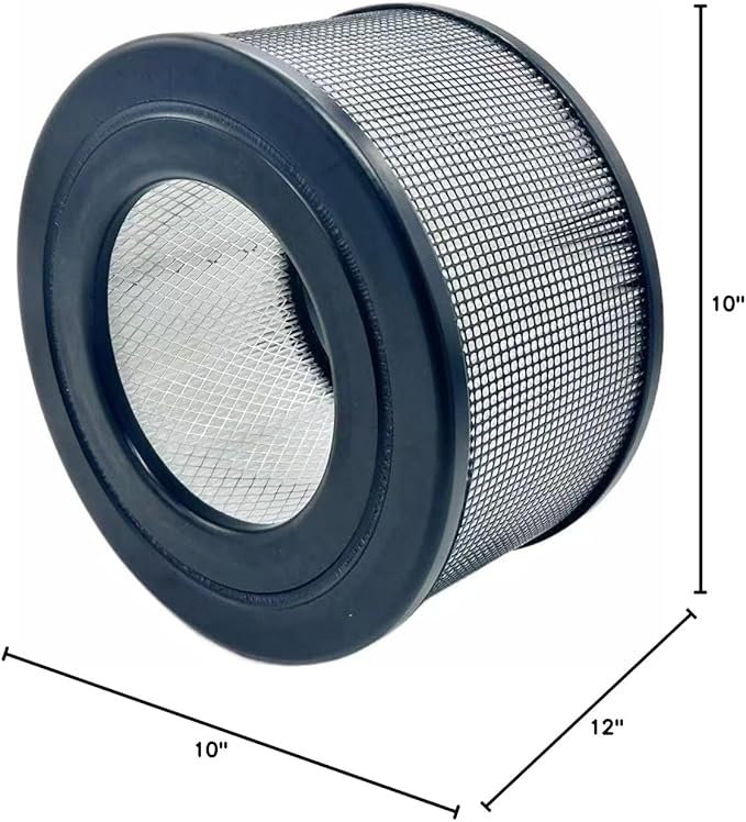 Replacement H13 Filter Compatible with Honeywell 11500 (EV-15), 11520, 17200, 18150, 50150, 51500,61500 Series Air Purifier, Part No. 21500 (1 Filter +2 Carbon Pre-Filter)