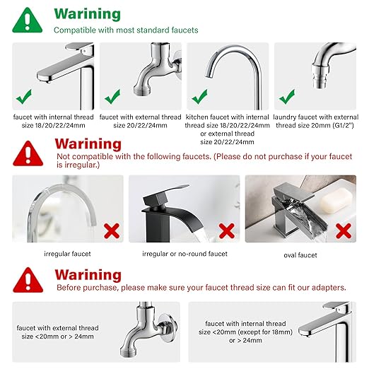 Water Filter for Sink Faucet,1080° Rotating Tap Extender, Remove Chlorine, Taste,Odor More Than 99% Relieve Dry, Rough&Itchy Senstive Skin for Bathroom Face Wash (3pcs Filter Replacements)