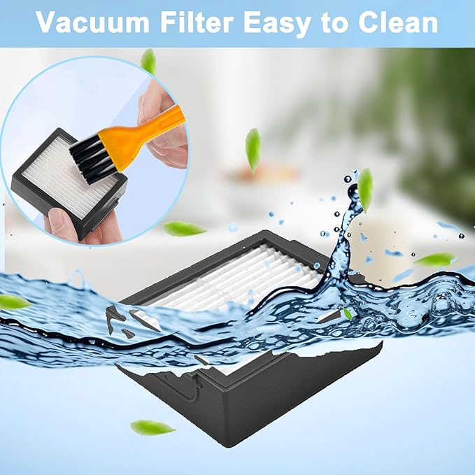 Replacement Parts Accessories for iRobot Roomba i3 i3+ i7 i7+ i4+ i5 i5+ j5 j5+ i6 i6+ i8 i8+ i2 J7 E5 E6 E7 I&J&E Series Vacuum Cleaner,1 Roller Brushes,3 Filters,3 Side Brushes